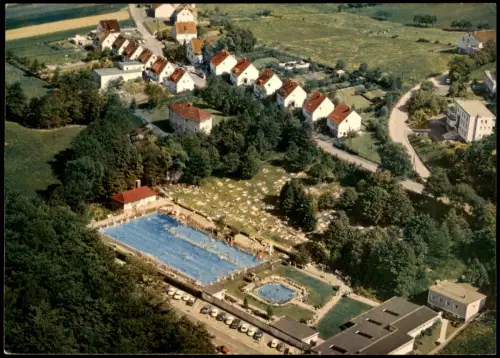 Ansichtskarte Bad Driburg Luftbild Luftaufnahme Schwimmbad 1979