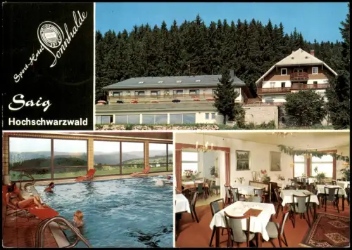 Ansichtskarte Saig 3 Bild Sporthotel Sonnhalde 1970