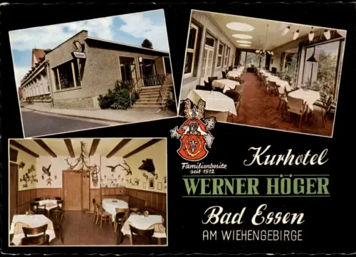 Ansichtskarte Bad Essen Kurhotel Werner Höger 3 Bild 1967