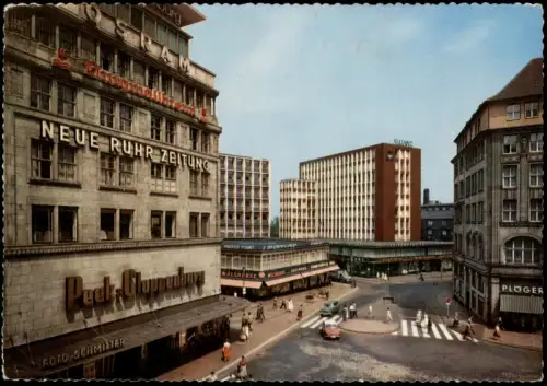 Ansichtskarte Essen (Ruhr) Hotel Handelshof Peek und Cloppenburg 1971