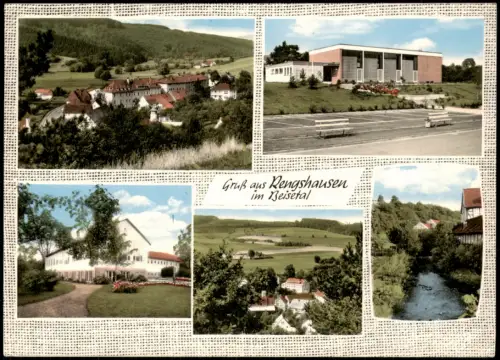 Ansichtskarte Rengshausen-Knüllwald Mehrbild Stadtansichten 1969