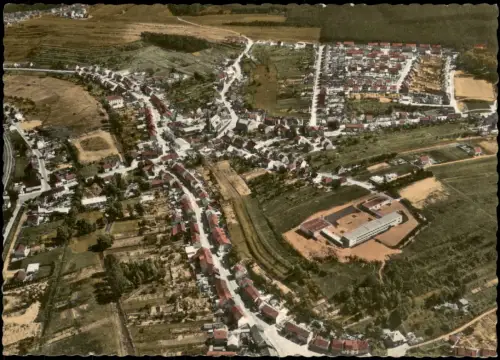 Differten Saar-Wadgassen Luftbild Luftaufnahme aus großer Höhe 1965