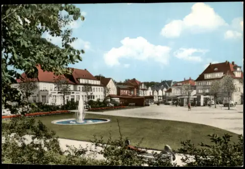 Ansichtskarte Bad Schwartau Partie am Marktplatz 1972