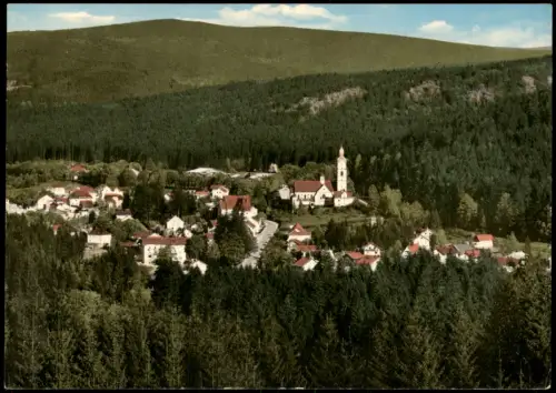 Ansichtskarte Bayerisch Eisenstein Totale 1978