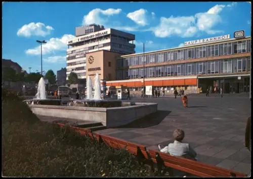 Ansichtskarte Kassel Hauptbahnhof 1981