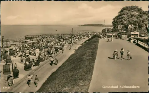 Kühlungsborn Strandpromenade Ostsee Strand zur DDR-Zeit 1961/1959
