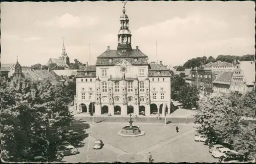Ansichtskarte Lüneburg Rathaus 1961