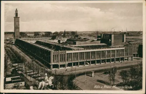 Ansichtskarte Deutz-Köln Düx Messegelände Kölner Messe 1930