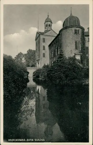 Ansichtskarte Eutin Partie am Schloss 1930