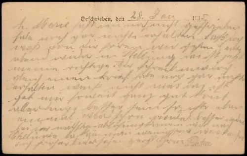 Ansichtskarte  Feldpostkarte WK1 Stempel FP Expidition 39 Infant.-Div. 1915