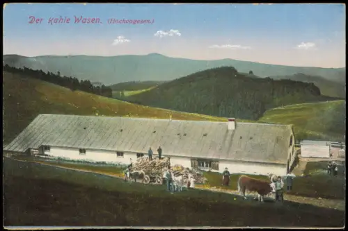 CPA .Frankreich Der Kahle Wasen Hochvogesen Vosges 1915  gel. Feldpoststempel