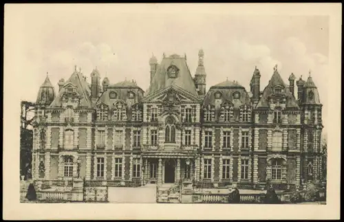 CPA .Frankreich Schloß Chateau 1916  gel. Feldpoststempel