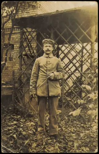 Ansichtskarte  Soldat 1917   Stempel Pflegestätte Neckarhotel Heibronn