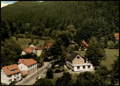 Ansichtskarte Zorge Straßenpartie 1972
