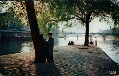 CPA Paris Stadtteilansicht, Brücke, Pont des Arts 1958