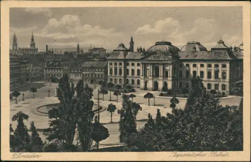 Ansichtskarte Äußere Neustadt-Dresden Japanisches Palais 1920