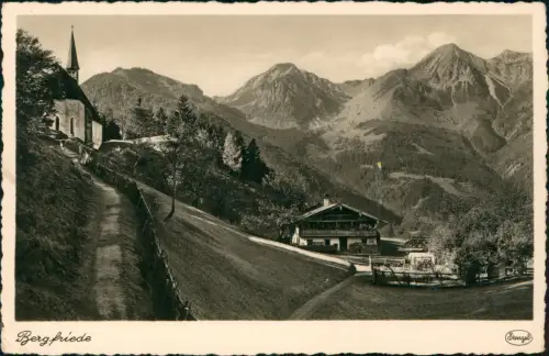 Ansichtskarte .Bayern Bayern (Allgemein) Bergfriede 1940