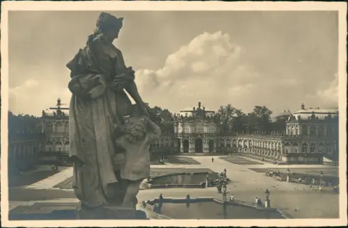 Ansichtskarte Innere Altstadt-Dresden Dresdner Zwinger 1940