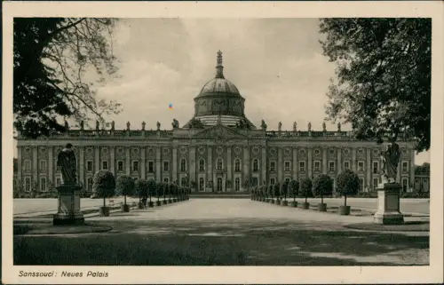 Brandenburger Vorstadt-Potsdam Neues Palais (Sanssouci) zur DDR-Zeit 1953