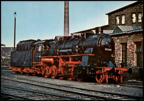 Güterzug-Lokomotive 58 2040 früher Preußische Staatsbahnen G 12 1992