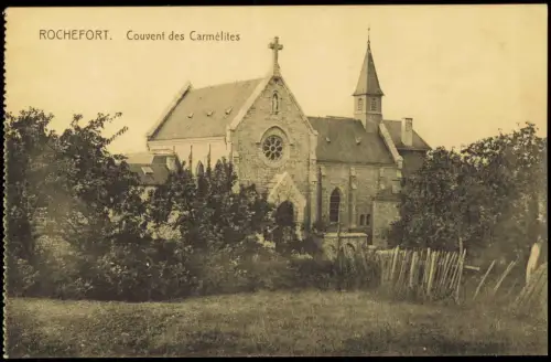 Postkaart Rochefort (Belgien) Couvent des Carmelites 1918