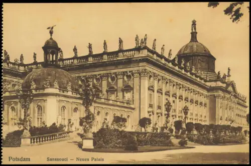 Ansichtskarte Potsdam Neues Palais 1928