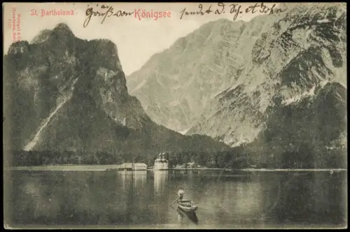 St. Bartholomä-Schönau am Königssee Königssee (602m) (St. Bartholomä) 1912