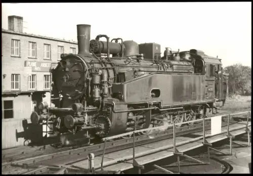 Ansichtskarte  Dampflokomotive Baureihe 94.20-21 auf Drehscheibe 1908