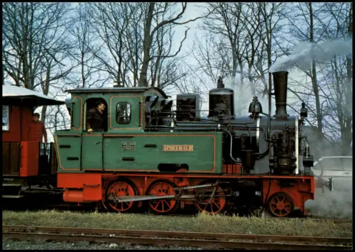 Ansichtskarte  Dampflokomotive SPREEWALD 2002