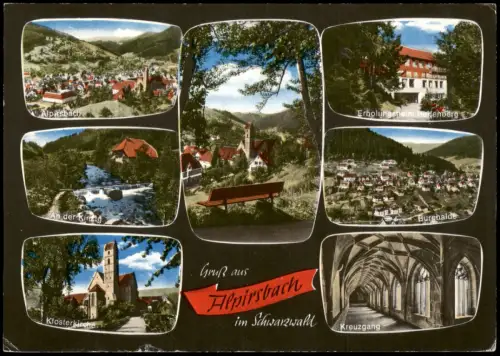 Ansichtskarte Alpirsbach Stadtteilansichten Mehrbild 1979