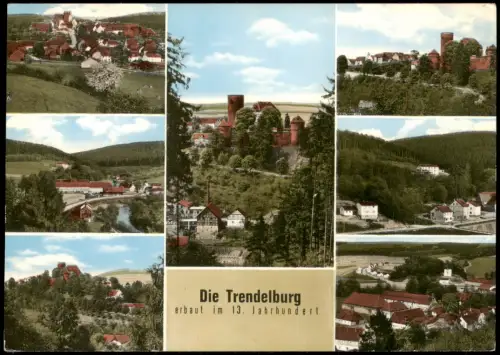 Ansichtskarte Trendelburg Stadtteilansichten Mehrbild 1974