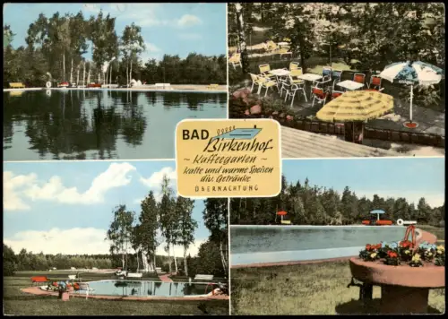 Grußendorf-Sassenburg (LK Gifhorn) MB Bad Birkenhof Kaffeegarten 1978
