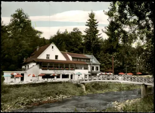 Ansichtskarte Dürscheid-Kürten Konditorei . Cafe Waldterrasse 1963
