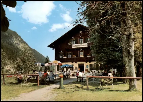 Ansichtskarte Vorderriß-Lenggries Alpengasthof zur Post 1978