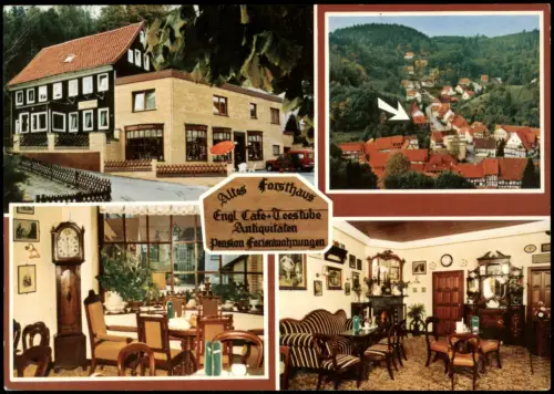 Ansichtskarte Bad Grund (Harz) Altes Forsthaus 4 Bild 1990