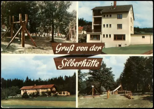 Ansichtskarte Flossenbürg 4 Bild Silberhütte Spielplatz 1979