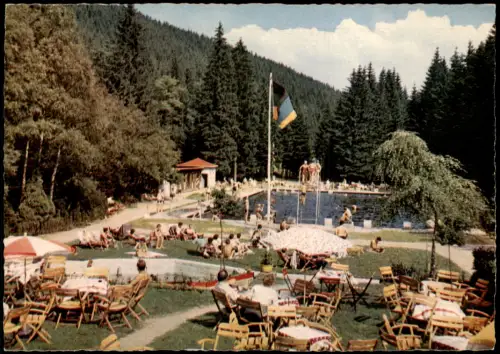 Wildemann-Clausthal-Zellerfeld Schwimmbad Freibad im Oberharz 1965