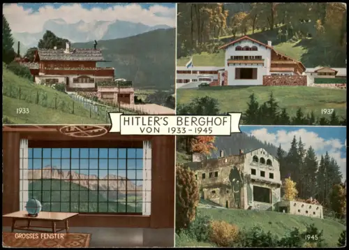 Obersalzberg-Berchtesgaden Hitlers Berghof a. Obersalzberg (Mehrbildkarte) 1960