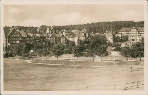 Oberhof (Thüringen)   mit den Erholungsheimem an der Wandelhalle 1960