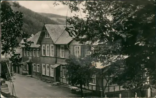 Mellenbach-Glasbach Partie am Gasthof Forellenstation zur DDR-Zeit 1964/1960