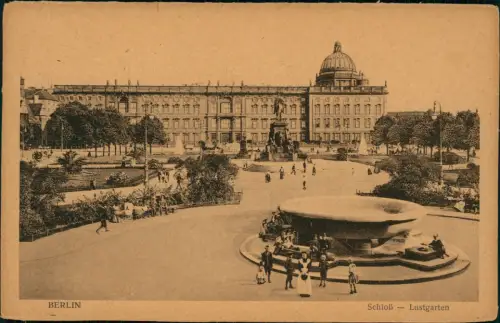 Ansichtskarte Mitte-Berlin Schloß Lustgarten 1910