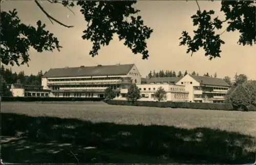 Ansichtskarte Harzgerode Panorama mit Gebäude-Ansicht zur DDR-Zeit 1959