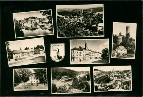 Ansichtskarte Bad Lobenstein DDR Mehrbildkarte mit div. Ortsansichten 1960