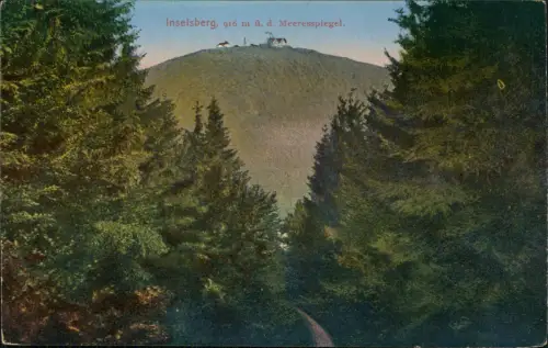 Ansichtskarte Brotterode Inselsberg Umgebung in Thüringen 1910