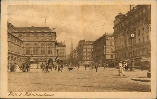 Ansichtskarte Wien Kärntnerstraße 1923