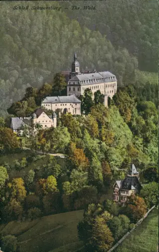 Ansichtskarte Schwarzburg Schloss Schwarzburg (Castle Building) 1910