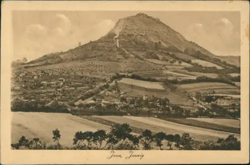 Ansichtskarte Jena Panorama-Ansicht mit Jenzig 1920