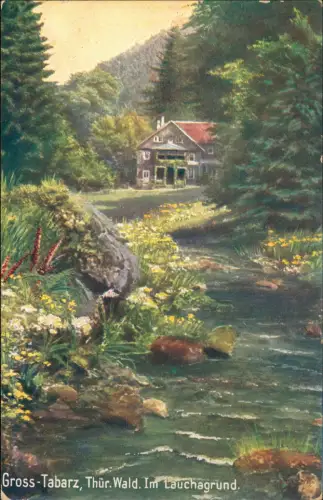 Tabarz/Thüringer Wald Gross-Tabarz, Thür. Wald, Im Lauchagrund 1922