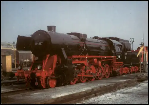 Ansichtskarte Graz Dampf-Güterzuglokomotive 52 4867 1984