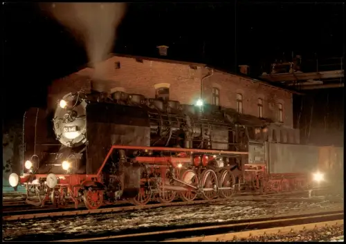 Adorf (Vogtland) Dampflok 50 1849-4 im Bahnbetriebswerk Adorf 1993